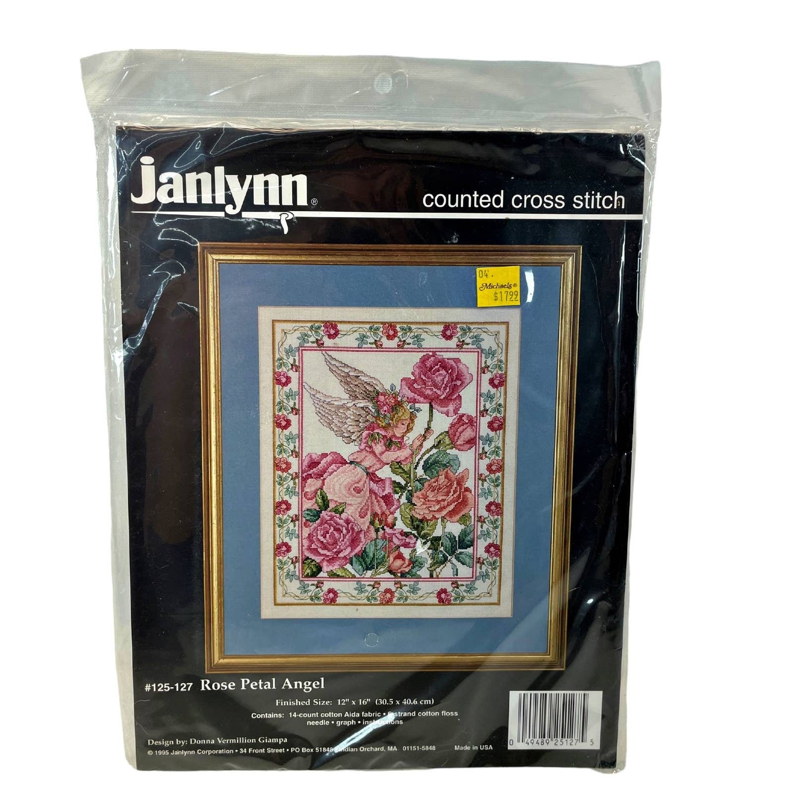 Janlynn Meadow's Edge Counted Cross Stitch Kit 11x14 14 Count