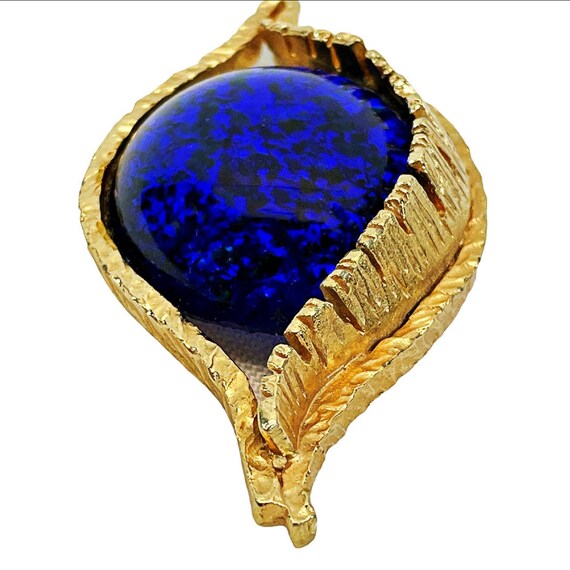 EXTREMELY RARE Kramer New York Cobalt Blue Eye Pi… - image 4