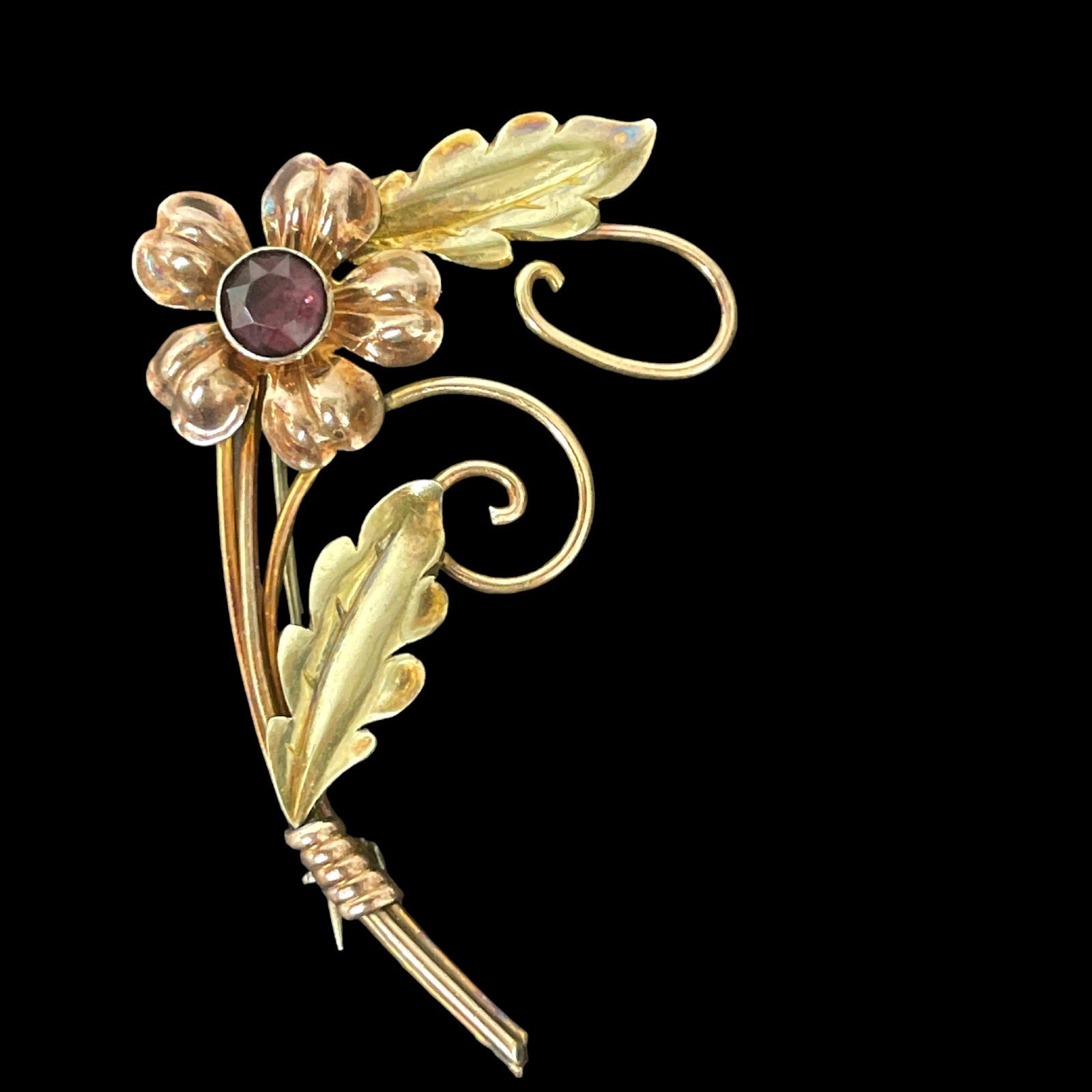 Van Dell Brooch Pin Vintage 12k GF Preowned | eBay