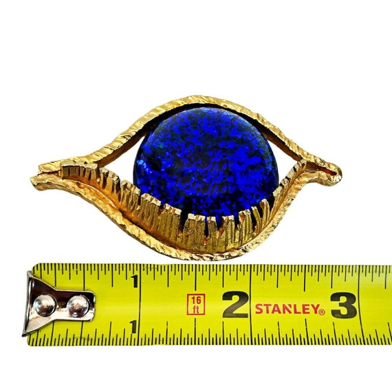 EXTREMELY RARE Kramer New York Cobalt Blue Eye Pi… - image 7