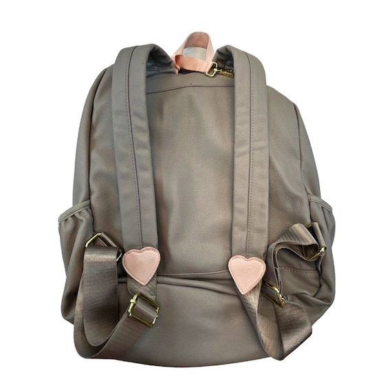 Betsey johnson top quilted heart backpack