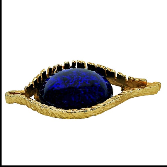 EXTREMELY RARE Kramer New York Cobalt Blue Eye Pi… - image 3