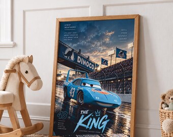 Cars Movie Poster - Piston Cup - Disneyland Home - Piston Cup - Lightning Radiator Springs Poster