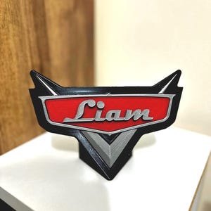 Auto personalizzate, logo 3D personalizzato, auto originali per compleanno, logo auto personalizzato con nome, regalo perfetto per gli appassionati di auto,