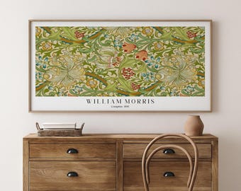 William Morris Large Wall Art, William Moris Compton 1896 Art, Landscape Botanical Wall Art, Exhibition Poster, Large Wall Art