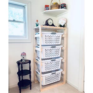 4 Tier Laundry Basket Organizer