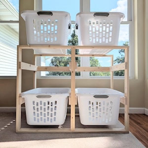 4+ Laundry Basket Holder image 4