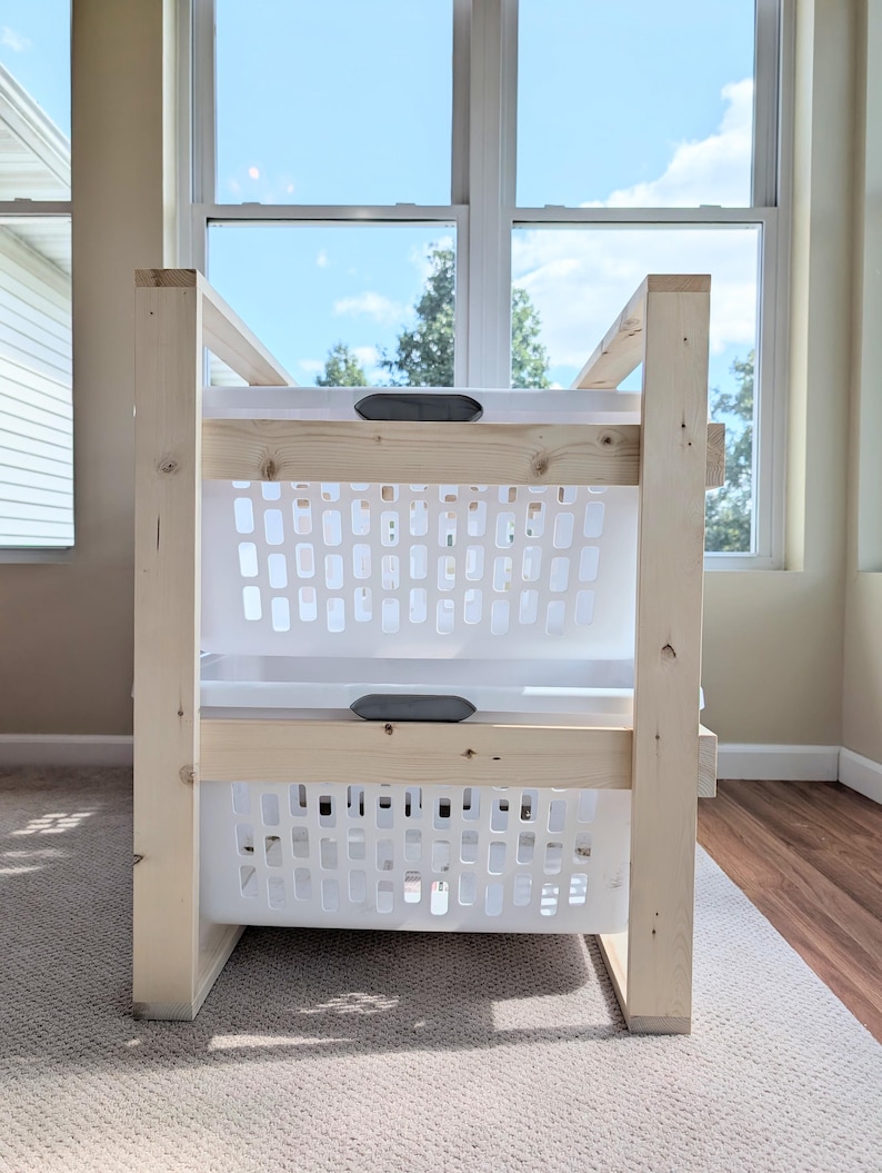4+ Laundry Basket Holder image 9