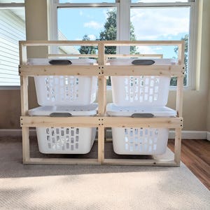 4+ Laundry Basket Holder image 8