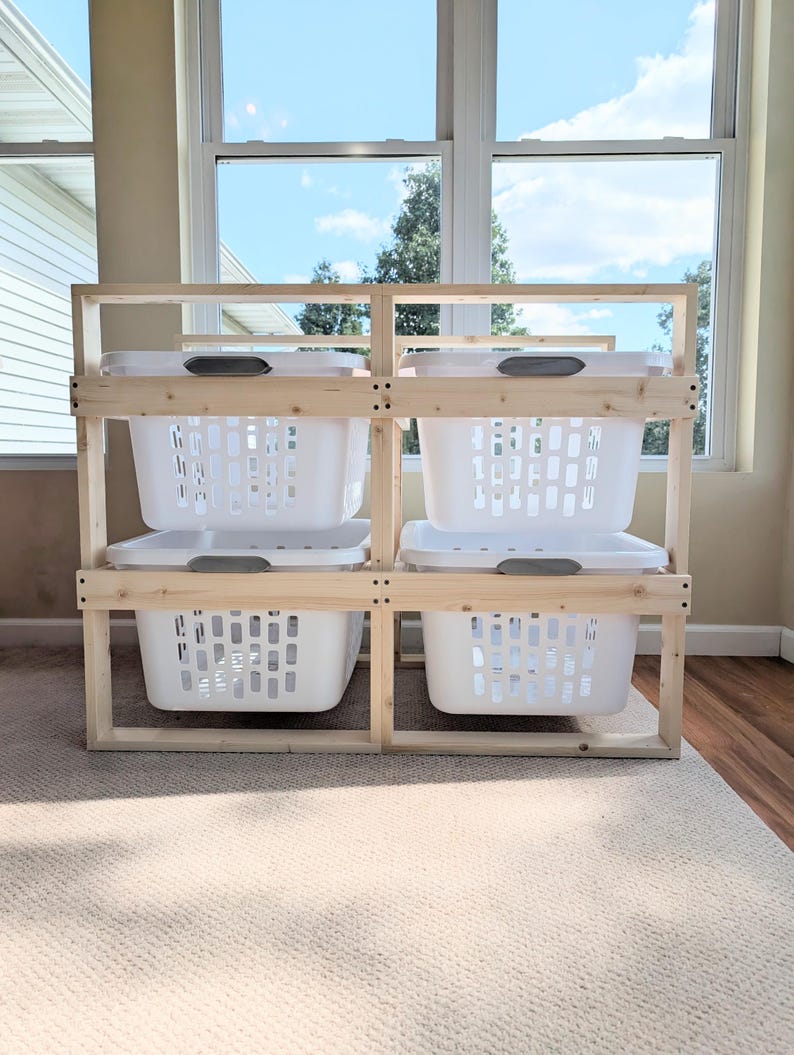 4+ Laundry Basket Holder image 8