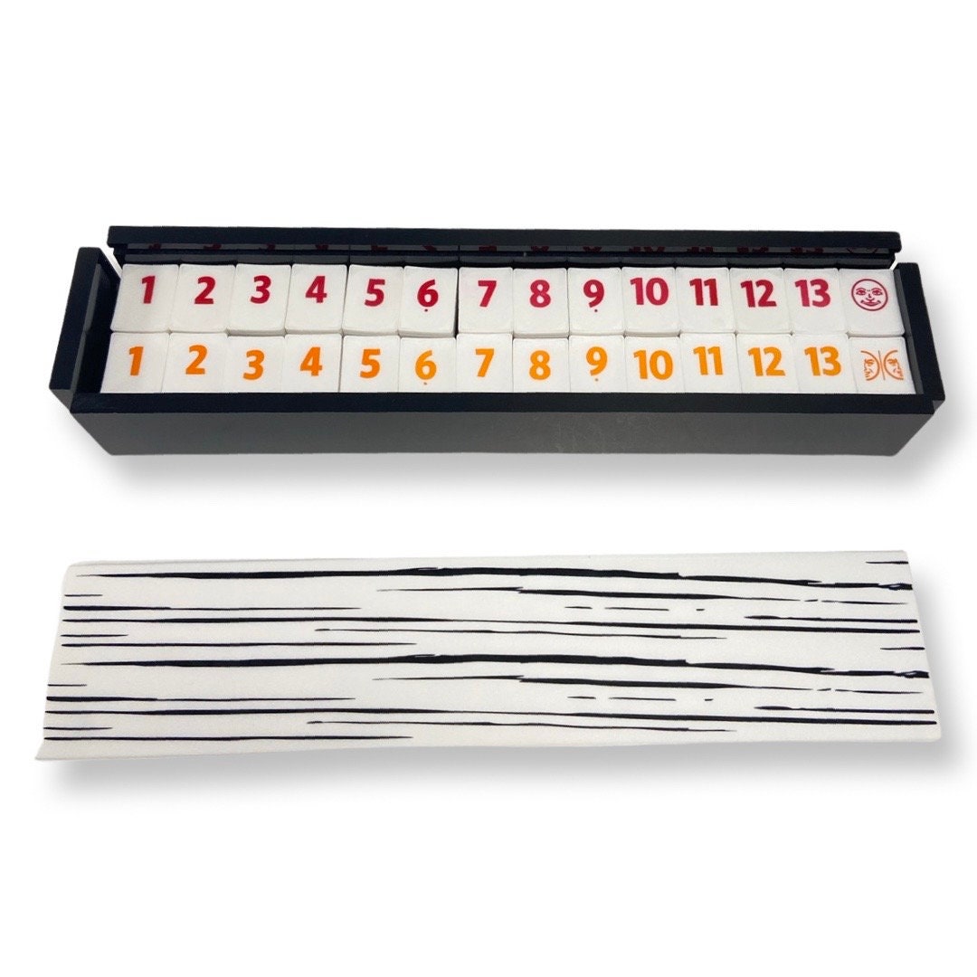 Lucite Rummikub Premium Game Set Tiles Holders and Storage Etsy
