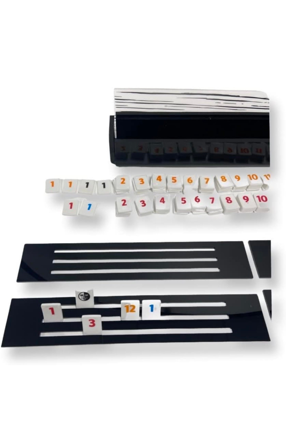 Lucite Rummikub Premium Set Tiles Holders and Storage - Etsy