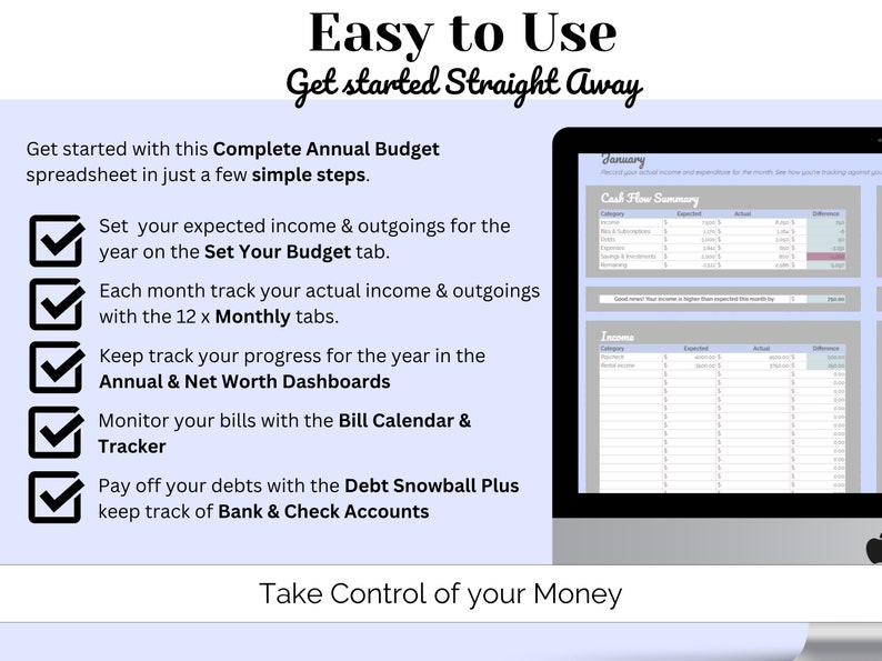 Complete Budgeting Spreadsheet Expense Tracker budgeting Tools Home