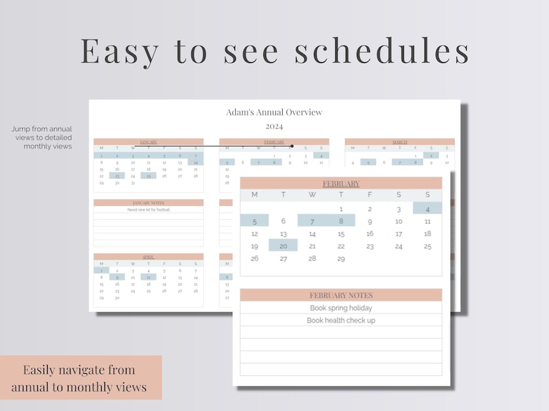 Reusable Multi-person Monthly Schedule | Weekly Calendar Google Sheet | Annual Calendar Template ...