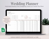 Wedding Planner Spreadsheet | Wedding To Do List | Wedding Budget Planner | Guest List Tracker | Complete Wedding Planner Google Sheet
