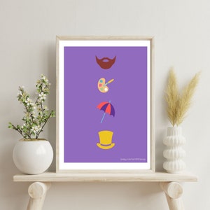 Sunday In The Park With George Inspired Minimalist Printable Wall Art | Broadway Printable Gift For Musical Theater/Sondheim Fans