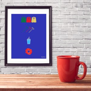 Heathers Inspired Minimalist Printable Wall Art | Broadway Printable Gift For Musical Theatre Fan | Instant Digital Download