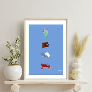 Ragtime Inspired Minimalist Printable Wall Art | Broadway Printable Gift For Musical Theater Fans | Ragtime Instant Digital Download
