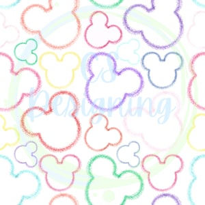 Magic kingdom seamless,Mouse Friends,Seamless Pattern,Digital Paper,Digital,Paper,Seamless,Background,Design,Clipart,Printable,Print,Pattern