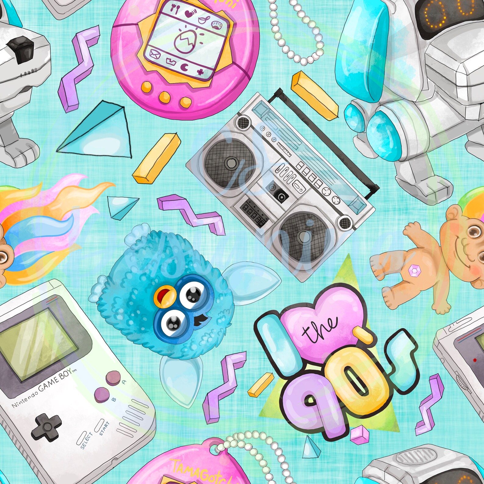 90s Seamless Pattern,seamless Pattern,90s Seamless,90s,90s Seamless ...