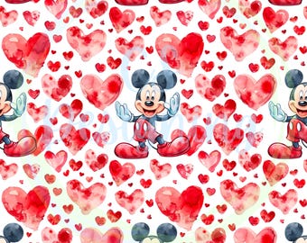Mouse valentine,Valentines Seamless Pattern,Vday Pattern,Seamless Pattern,Digital,Paper,Seamless,Background,Design,Pattern,Princess seamless