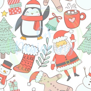 Christmas seamless,Christmas Digital,seamless pattern,digital paper,santa seamless,santa digital,santa seamless file,winter seamless,santa