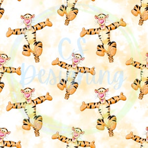 Tigger seamless,Seamless Pattern,Digital Paper,Digital,Paper,Seamless,Background,Design,piglet,Clipart,Printable,Pattern,piglet digital,pooh