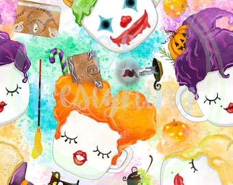 Hocus seamless,Halloween seamless,Seamless Pattern,Digital Paper,Digital,Paper,Seamless,Background,Design,Clipart,Printable,Print,Pattern