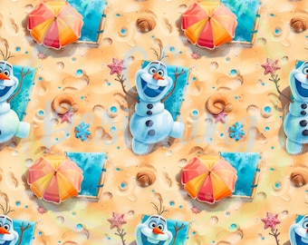 Frozen digital paper,Olaf,Olaf seamless pattern,Seamless Pattern,Magic kingdom seamless,frozen fabric,Olaf seamless,frozen seamless,Frozen