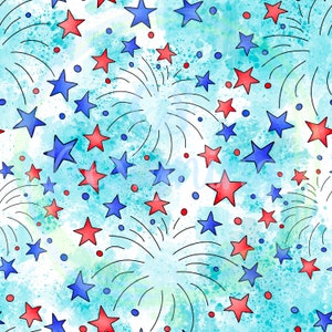 Quatro de julho sem costura, quatro de julho, padrão sem costura, design da América, bandeira americana, designs de bandeira americana, papel digital de quatro de julho, bandeira