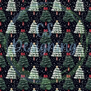 Christmas seamless,Christmas Digital,seamless pattern,digital paper,reindeer seamless,pine trees digital,Christmas trees,winter seamless