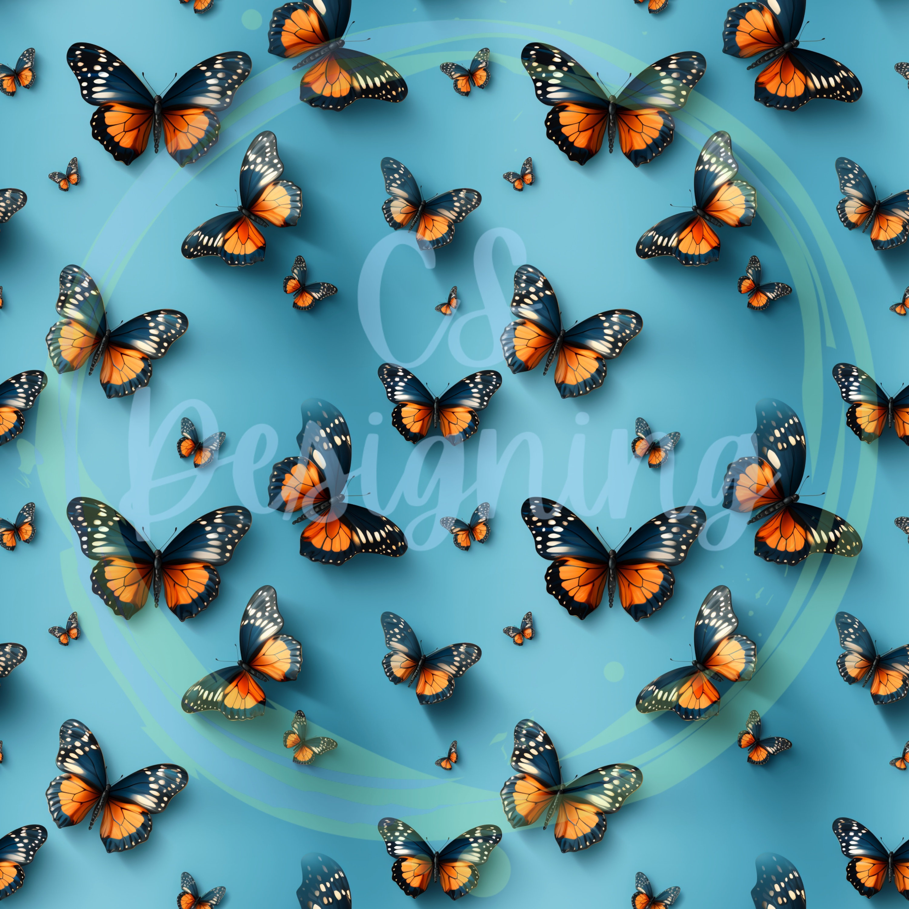 Butterfly Seamless Pattern,seamless Pattern,digital Paper,digital,paper ...