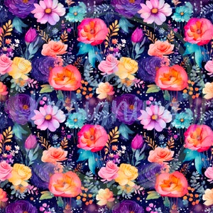 Floral seamless pattern,floral seamless,Seamless Pattern,floral digital paper,floral digital,floral pattern,floral nursery,watercolor floral