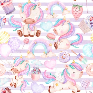 Unicorn seamless pattern,unicorn seamless,Seamless Pattern,unicorn digital paper,Digital,Paper,Seamless,Background,Design,Clipart,rainbows