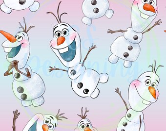 Frozen digital paper,Olaf,Olaf seamless pattern,Seamless Pattern,Magic kingdom seamless,frozen fabric,Olaf seamless,frozen seamless,Frozen