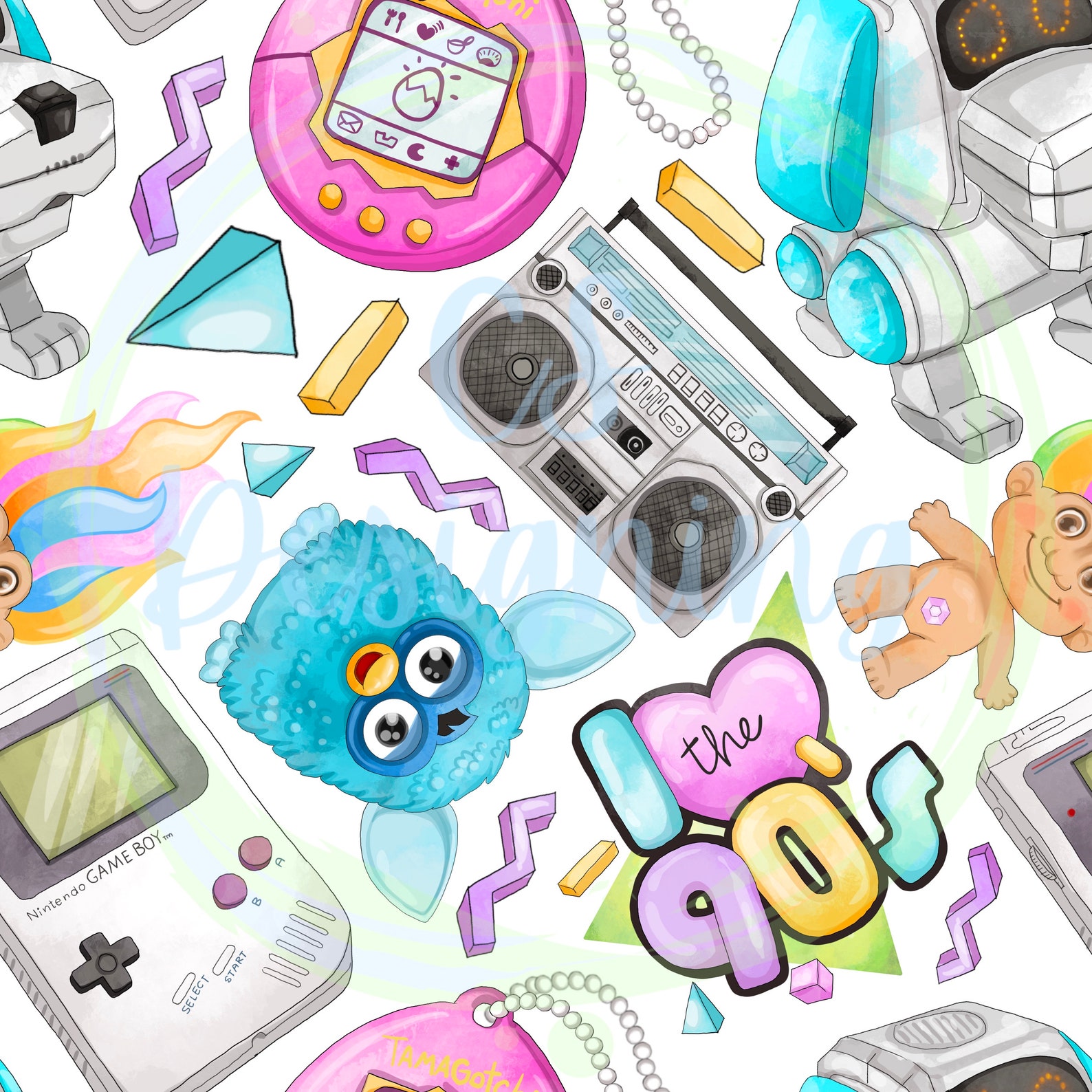 90s Seamless Pattern,seamless Pattern,90s Seamless,90s,90s Seamless ...
