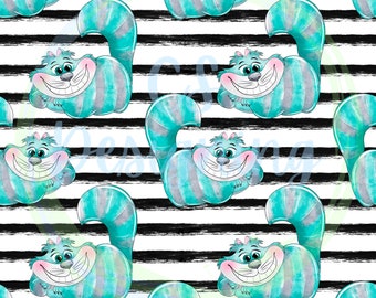Alice im Wunderland Seamless,Alice Seamless,Musterdesign,Digitales Papier,Digital,Nahtlos,Hintergrund,Design,printable,Muster,Wunderland