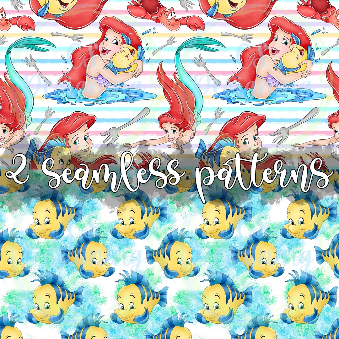 Mermaid Pattern Rint Mermaid Seamless,seamless Pattern,mermaid Pattern,digital Paper,digital ...