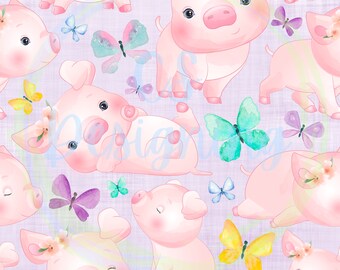 Pig seamless pattern,Seamless Pattern,Digital Paper,Digital,Paper,Seamless,Background,Design,Clipart,Print,Pattern,pig seamless file,pigs