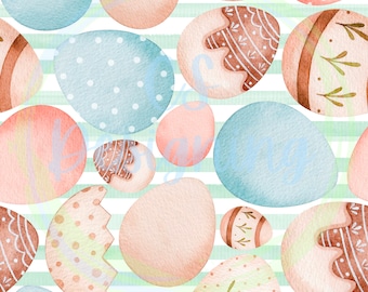 Ostern Nahtloses Muster,Osterei nahtlos,Seamless Pattern,Aquarell Ostereier,Osterei nahtlos,Ostern digital,Junge Ostern nahtlos