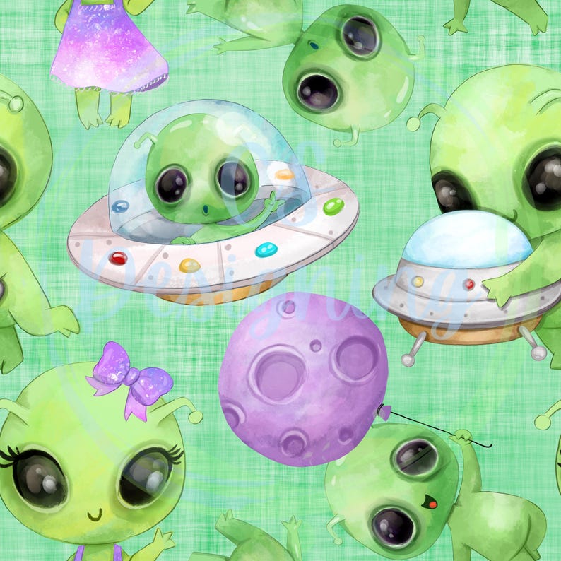 Alien Seamless,seamless Pattern,digital Paper,digital,paper,seamless ...