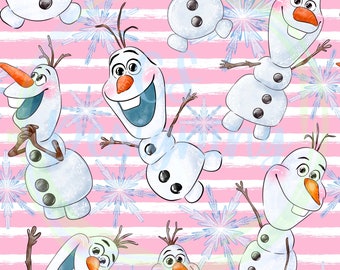 Frozen digital paper,Olaf,Olaf seamless pattern,Seamless Pattern,Magic kingdom seamless,frozen fabric,Olaf seamless,frozen seamless,Frozen