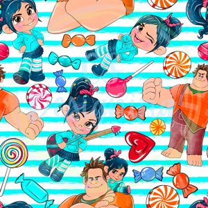Magic kingdom seamless,Ralph seamless,Seamless Pattern,Digital Paper,Digital,Paper,Seamless,Background,Design,Clipart,Printable,Pattern
