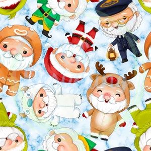 Christmas seamless,Christmas Digital,seamless pattern,digital paper,santa seamless,santa digital,santa seamless file,winter seamless,santa