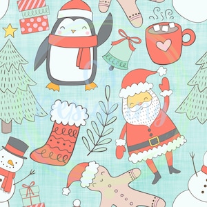 Christmas seamless,Christmas Digital,seamless pattern,digital paper,santa seamless,santa digital,santa seamless file,winter seamless,santa