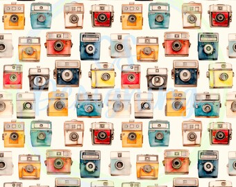 Camera seamless,Seamless Pattern,Digital Paper,Digital,Paper,Seamless,Background,Design,camera,Clipart,Printable,Pattern,camera digital