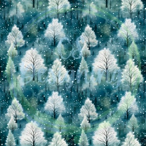 Natale senza soluzione di continuità, Natale digitale, modello senza soluzione di continuità, carta digitale, renne senza soluzione di continuità, pini digitali, alberi di Natale, inverno senza soluzione di continuità