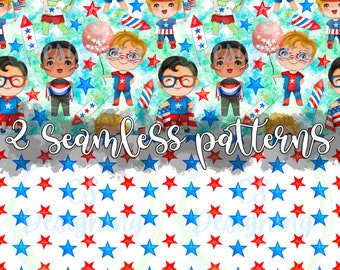 Fourth of July seamless,fourth of July,Seamless Pattern,America design,firework,Firework fabric,4th of July,Fourth of July Digital Paper,art