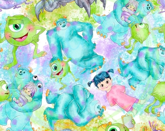 Monsters inc,monsters seamless Pattern,Bezszwowy wzór,Papier cyfrowy,Cyfrowy,Papier,Bezszwowy,Projekt,Clipart,Do druku,Wzór,sully monsters