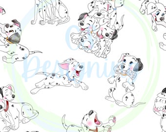 Cruella seamless,101 Dalmatians,cruella digital paper,Seamless Pattern,Digital Paper,Digital,Paper,Seamless,Design,Clipart,Printable,Pattern